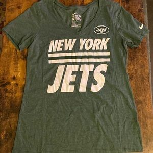 NY JETS green Nike v-neck tee!
